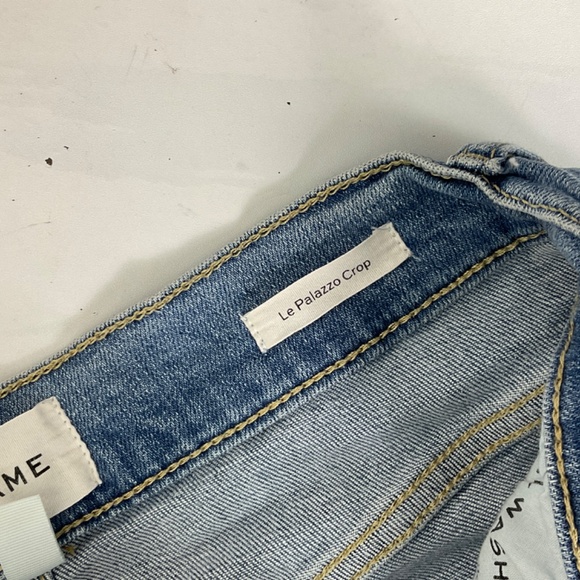 FRAME Le Palazzo Crop Jeans in Jonah - Picture 7 of 11